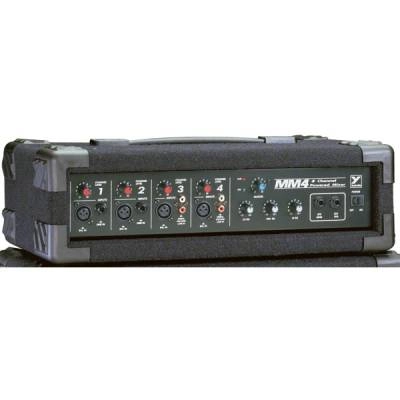 image 1 MM-4 MM4 - 150 Watt 4 Channel Powered Mixer With Effects