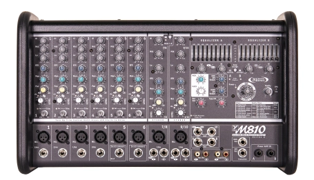 Main Image M810-2 Dual 400 W Powered Mixer